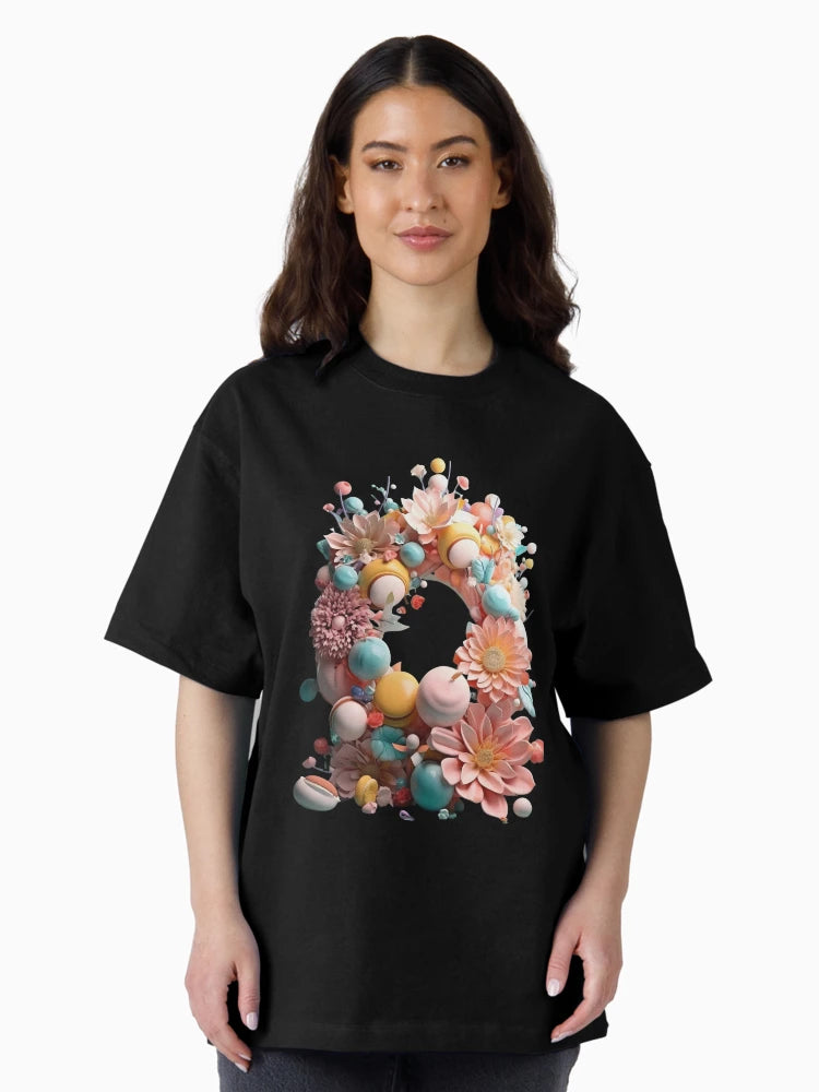 Dreamy Floral Donut 2 - 3D Render in Pastel Colors