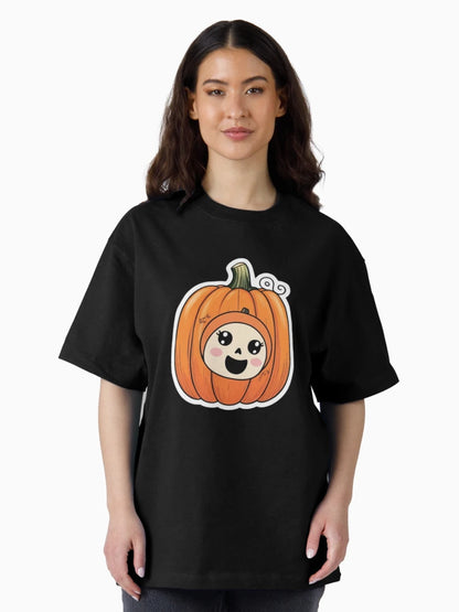 A cute pumpkin sticker