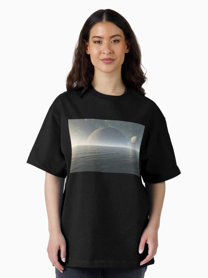 Alien Planet Ocean in Space