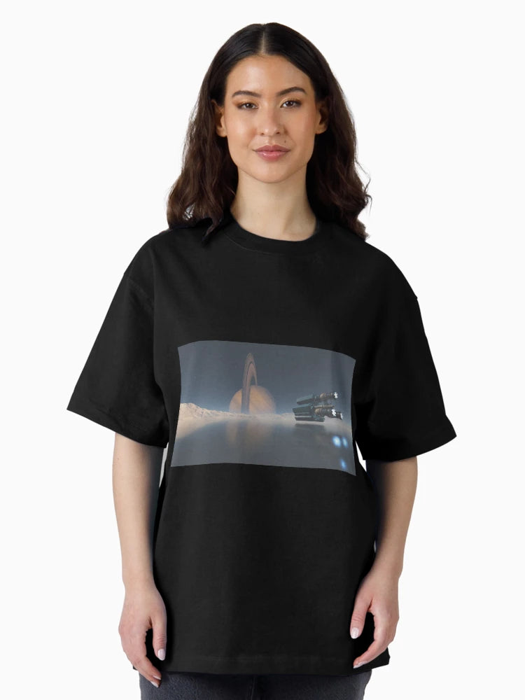 A spacecraft on Titan