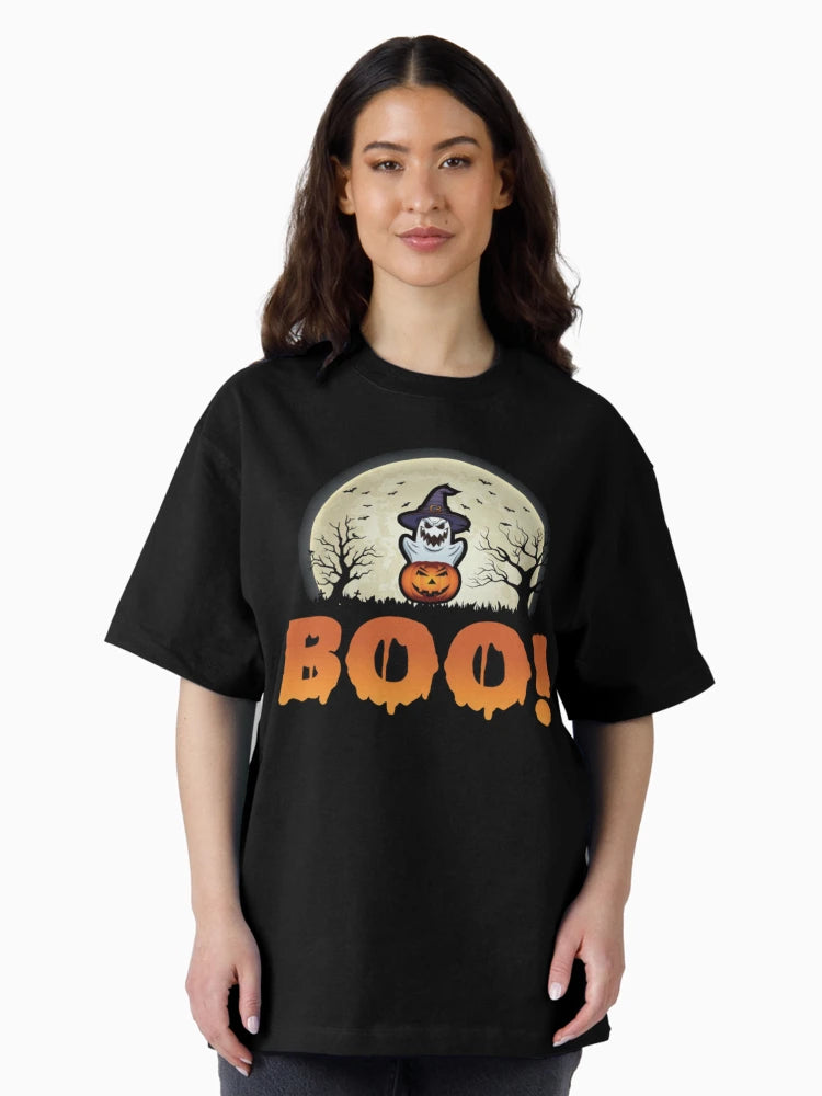 Evil Pumpkin Ghost Boo Halloween