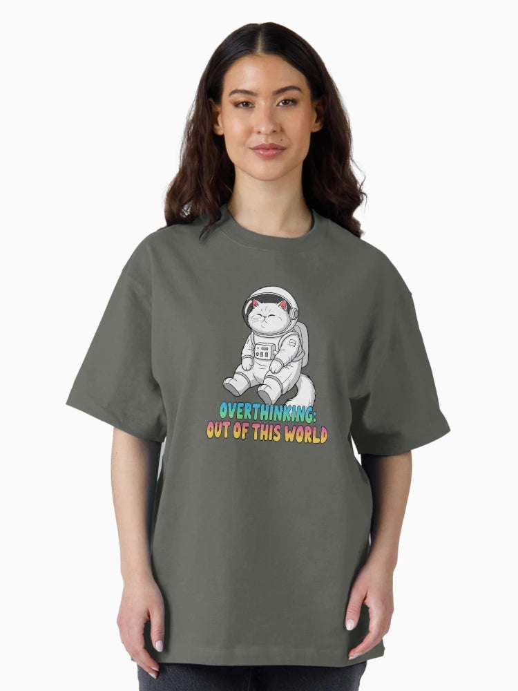 Overthinking Astronaut cat, out of this world