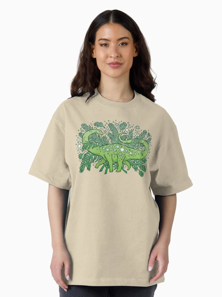 Evergreen Apatosaurus | Dinosaur Cosmic Festive Art
