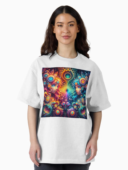 A.I. Psychedelic Fractal Anime Girl 8K 0024 FunFractals ChromaDepth 3D