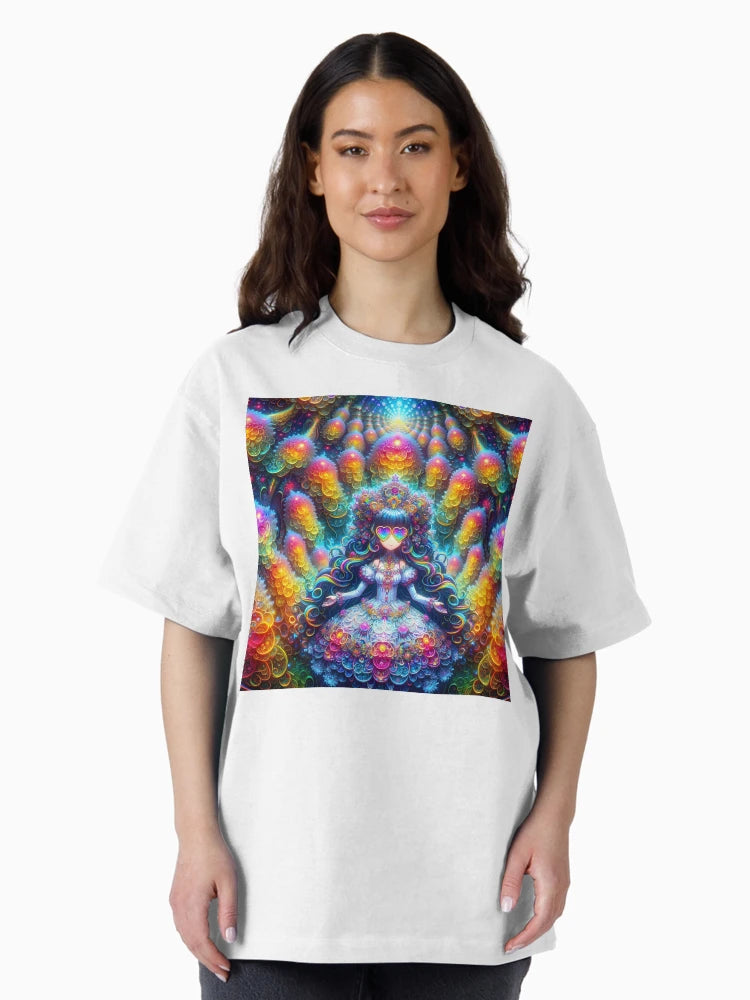 A.I. Psychedelic Fractal Anime Girl 8K 0025 FunFractals ChromaDepth 3D