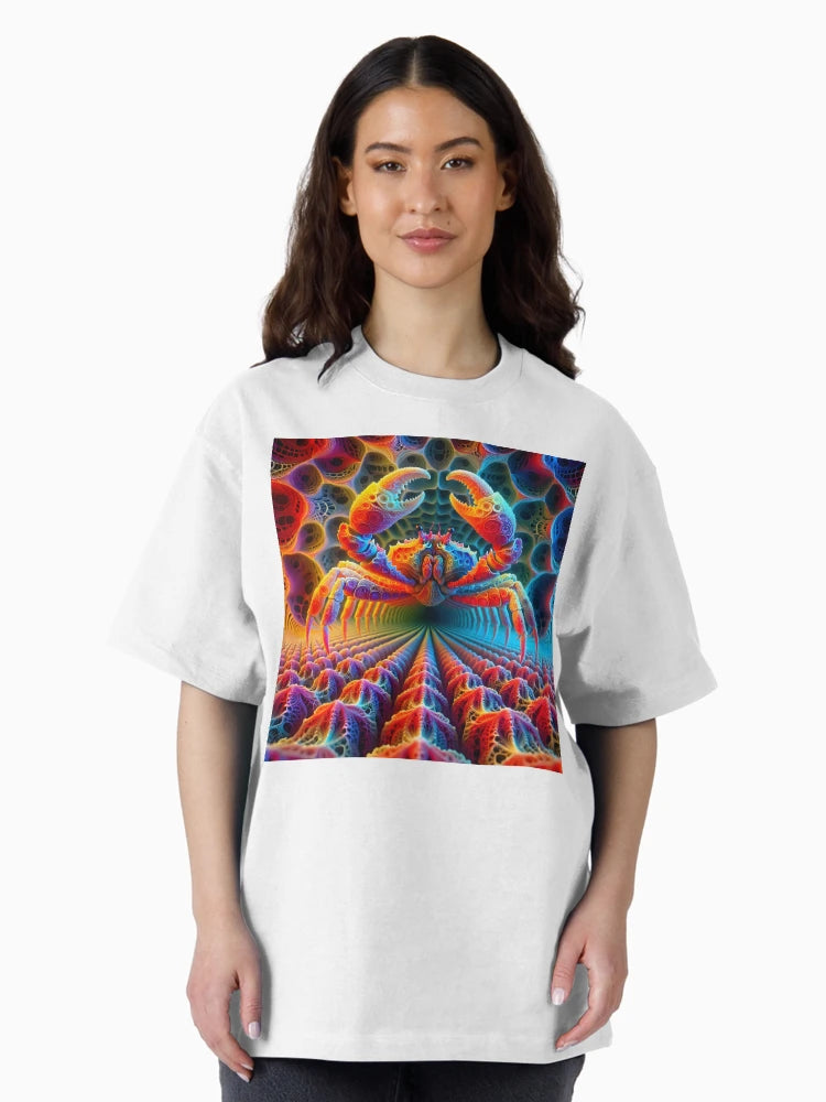 A.I. Psychedelic Fractal Crab 0005 FunFractals ChromaDepth 3D