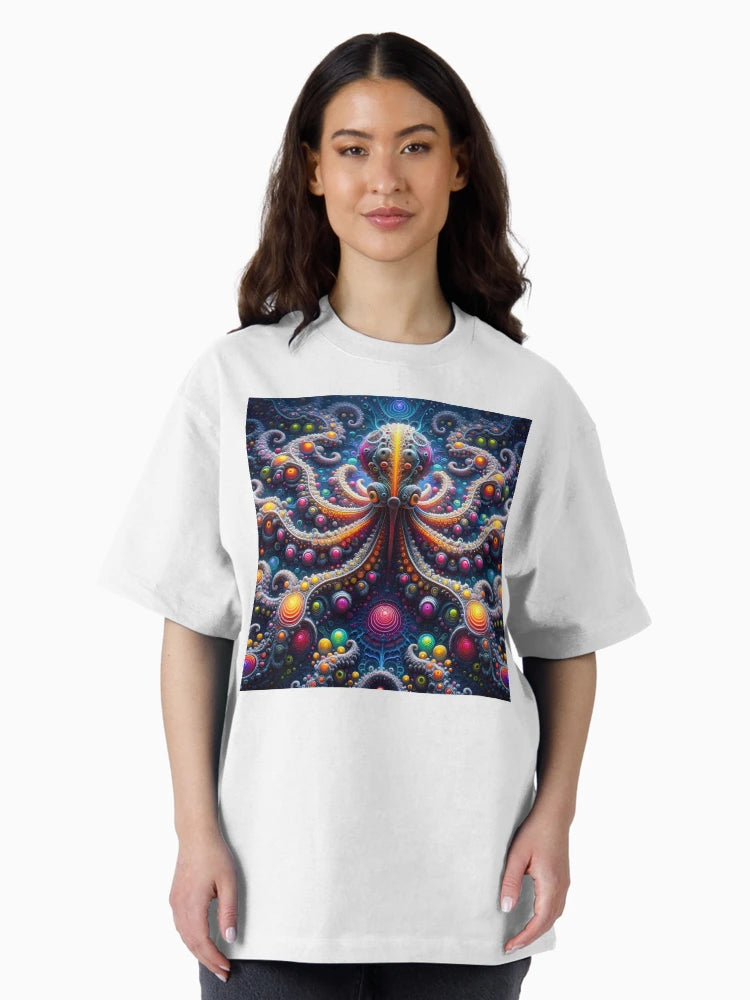 A.I. Psychedelic Fractal Octopus 0001 FunFractals ChromaDepth 3D