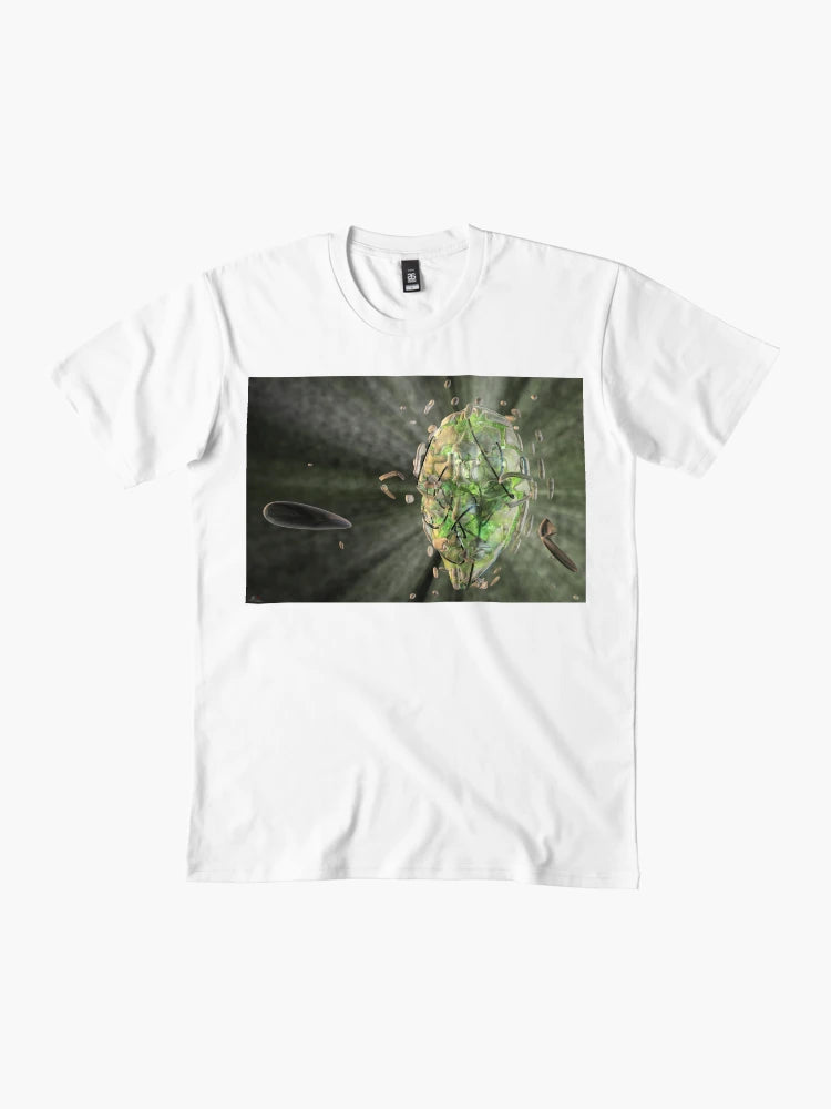 Explosion face, 3D image