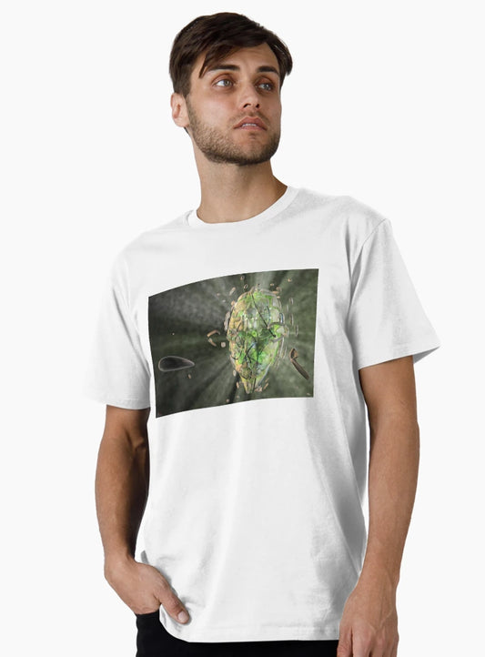 Explosion face, 3D image