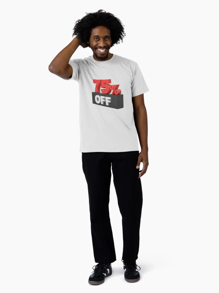 75% OFF BLACK FRIDAY SALE STICKERS AND PIN BUTTONS BLACK AND RED