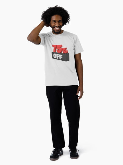 75% OFF BLACK FRIDAY SALE STICKERS AND PIN BUTTONS BLACK AND RED