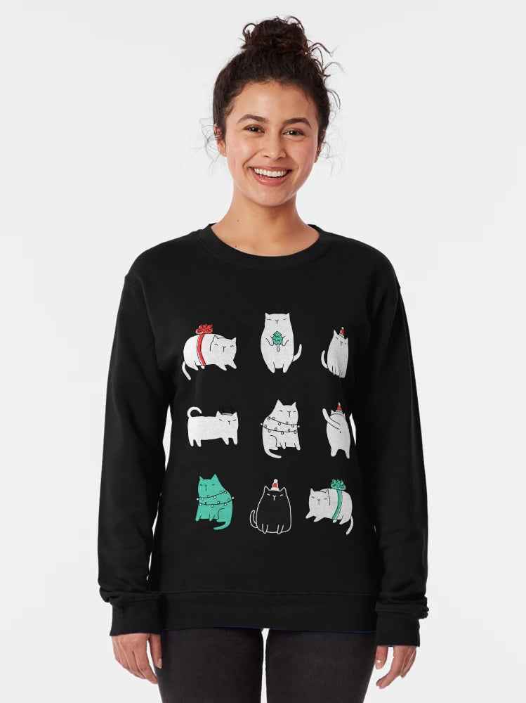 Fat Christmas cats