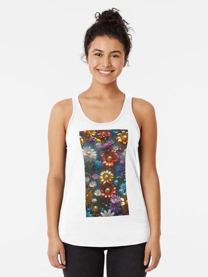 3d Colorful Flowers Backgroun, Floral Pattern