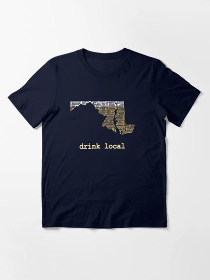 Drink Local-Maryland Beer Shirt