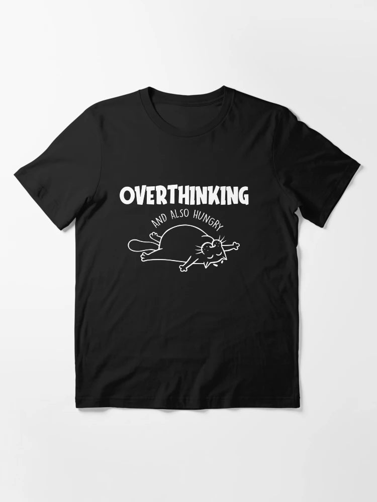 Overthinking And Also Hungry Cat Funny Cat Lovers