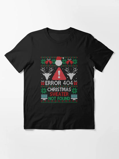 Error 404 Funny Xmas Not Found Ugly Christmas Sweater Sweatshirt