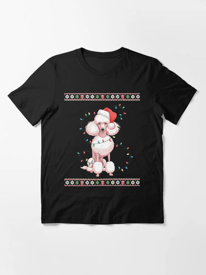 Dog Lover Santa Hat Ugly Standard Poodle Christmas