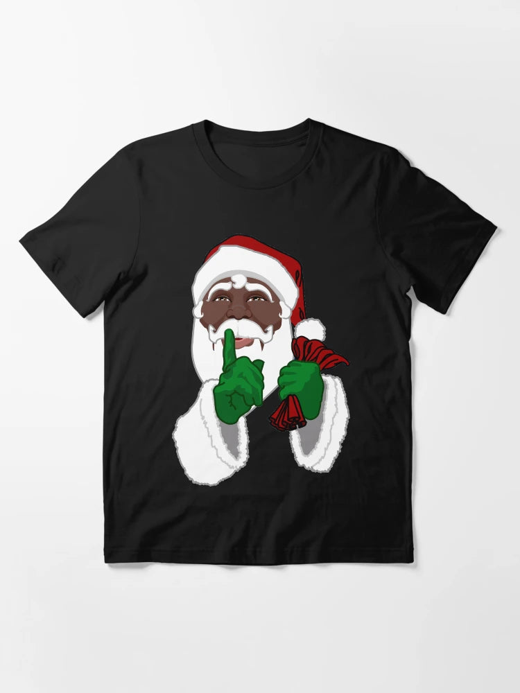 African Santa Christmas Shirts Gifts & Decor