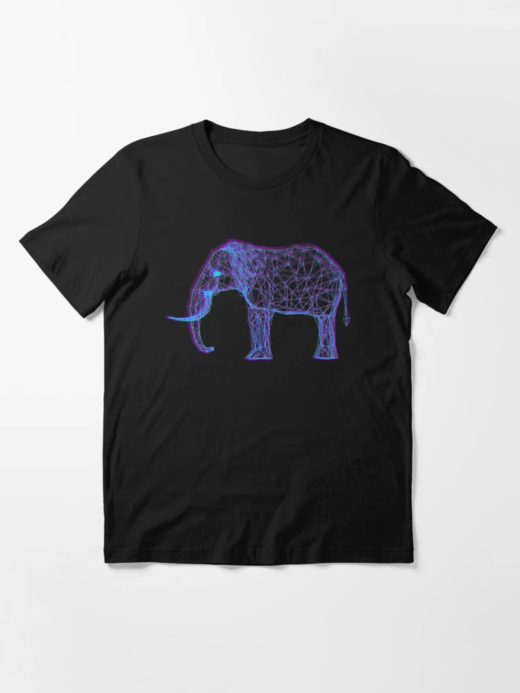 3D Elephant - Anaglyph Stereoscopic Effect