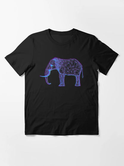 3D Elephant - Anaglyph Stereoscopic Effect