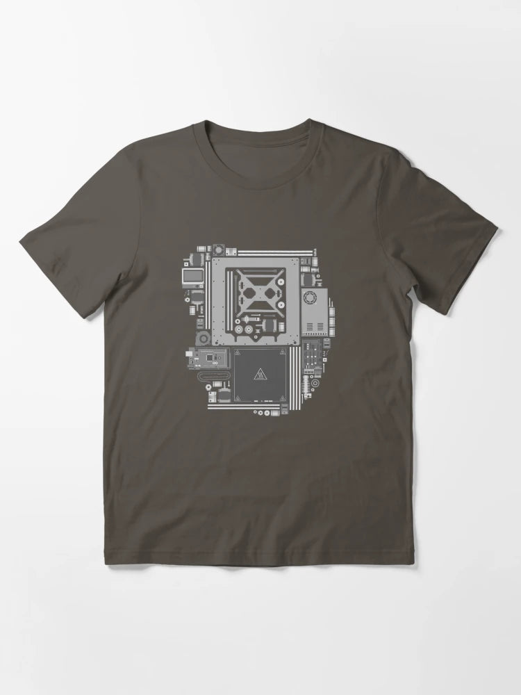 3D Printer Components Engineering T Shirt