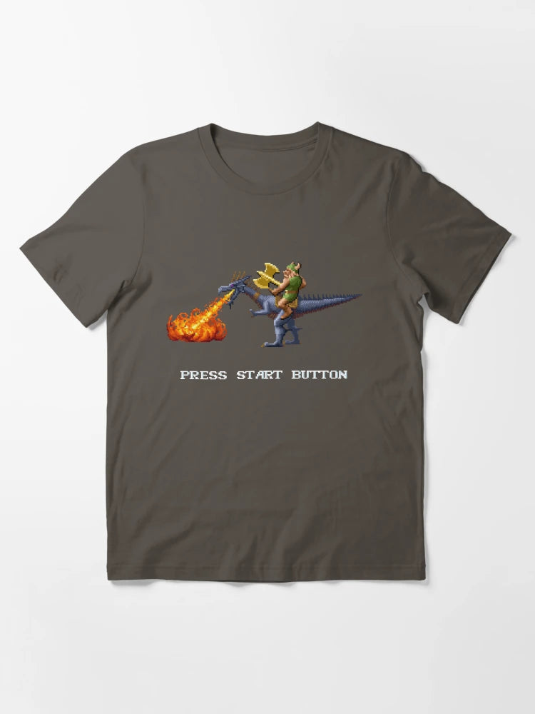 Golden Axe Pixel Style- Retro DOS game fan shirt #2