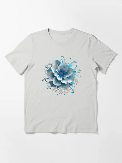 3D baby blue flower