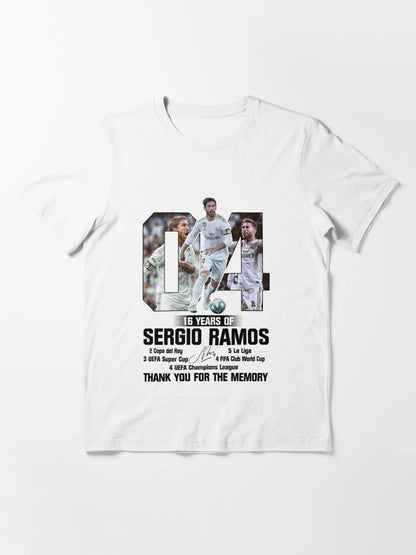 16 Years Of Sergio Ramos- Thank You For The Memory Shirt Gift For Fans, Gift For Men and Women, Gift Halloween Day, Gift Thanksgiving, Gift Christmas Day