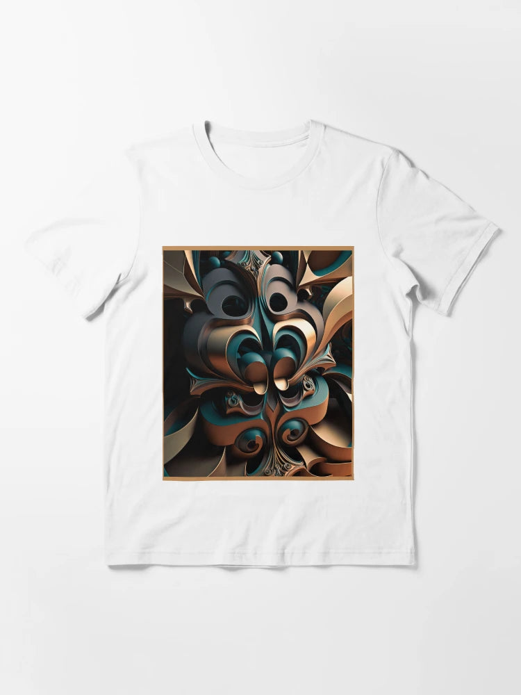 3D Art Optical Illusion Vibrant Colors