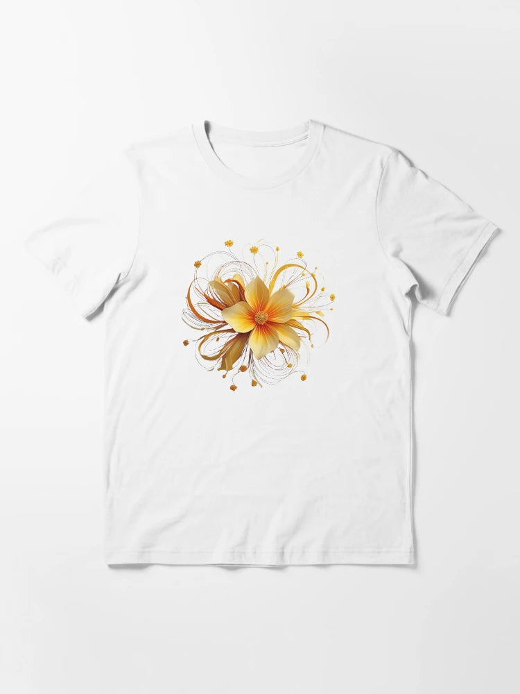 3D orange and yellow flower