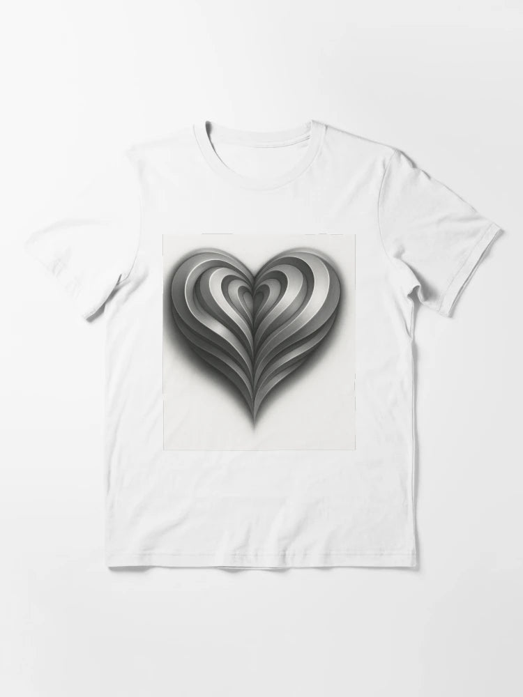 3D Optical Illusion Geometric T-Shirt Design Natural Curves Enhancer Bra