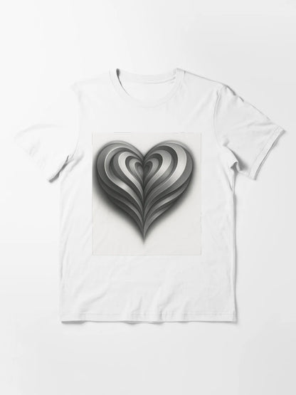 3D Optical Illusion Geometric T-Shirt Design Natural Curves Enhancer Bra