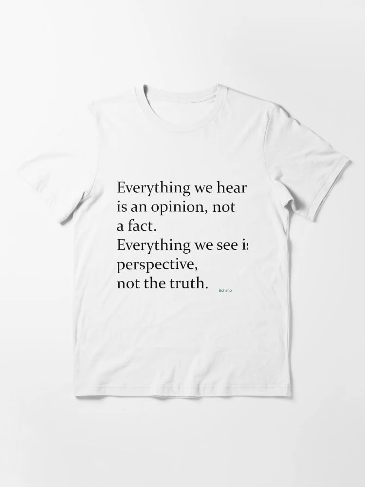 Everything we hear...Marcus Aurelis. Motivational, Inspiring, Positive Quotes. Famous, Popular Quotes. Own it. Wear it. Bohimo
