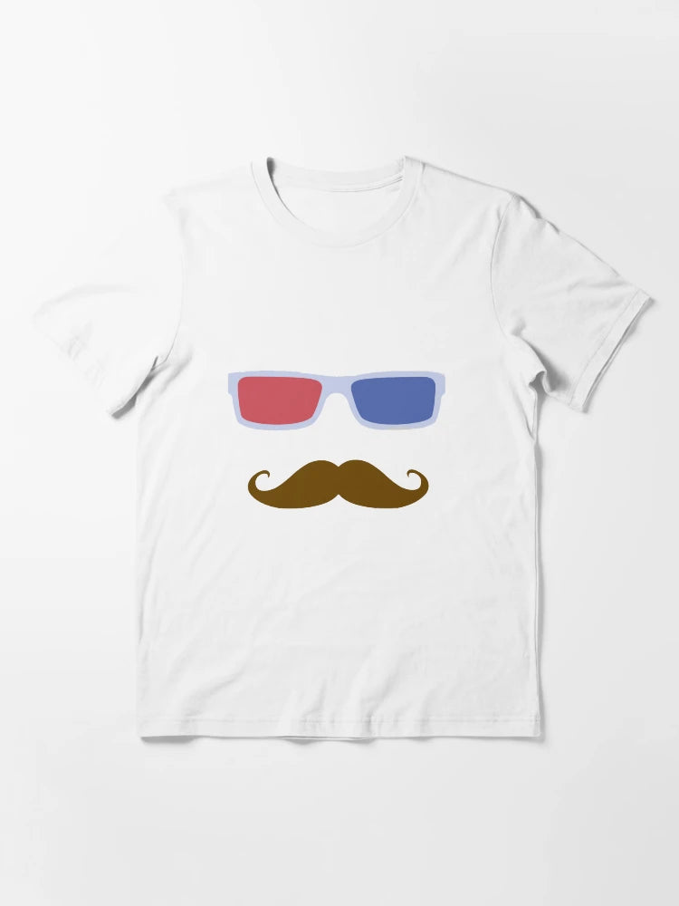 3D Glasses + Moustache