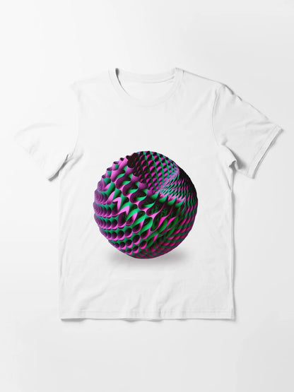 3D Art Optical Illusion Vibrant Colors