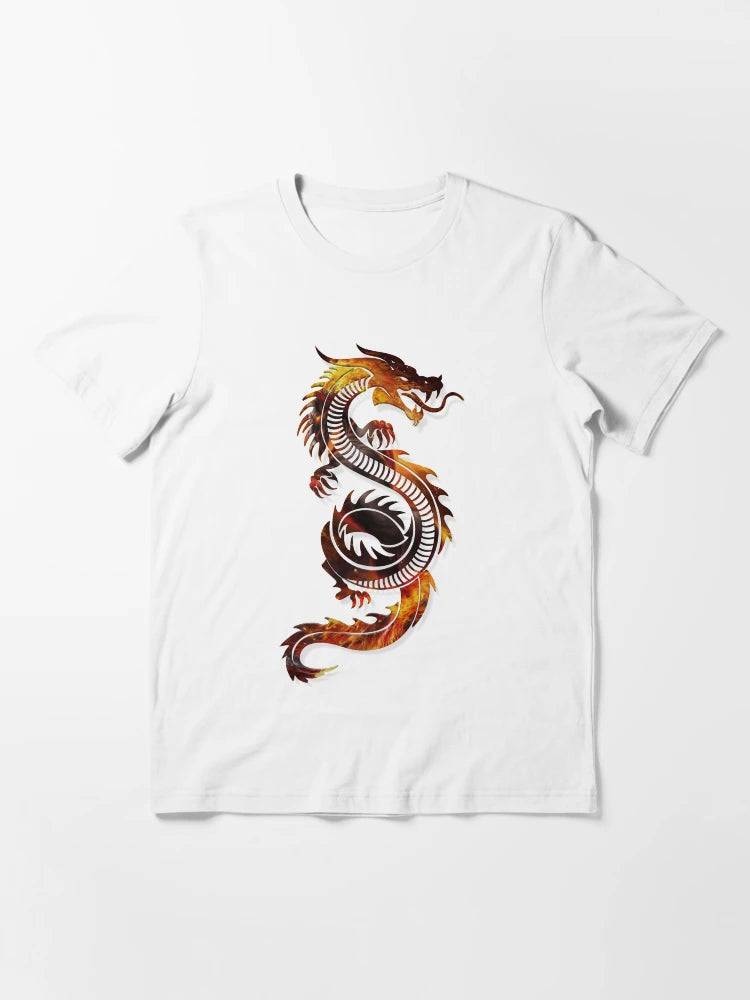 Dragon Premium 3D look Fire Background Zodiac sign