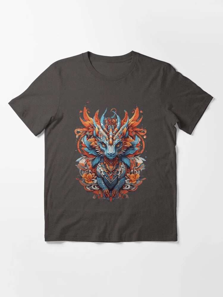 Dragon in tribal style