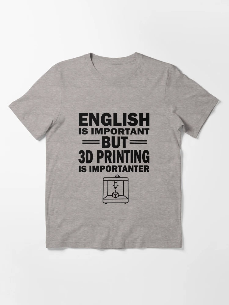 3D printer printing important saying hobby gift idea