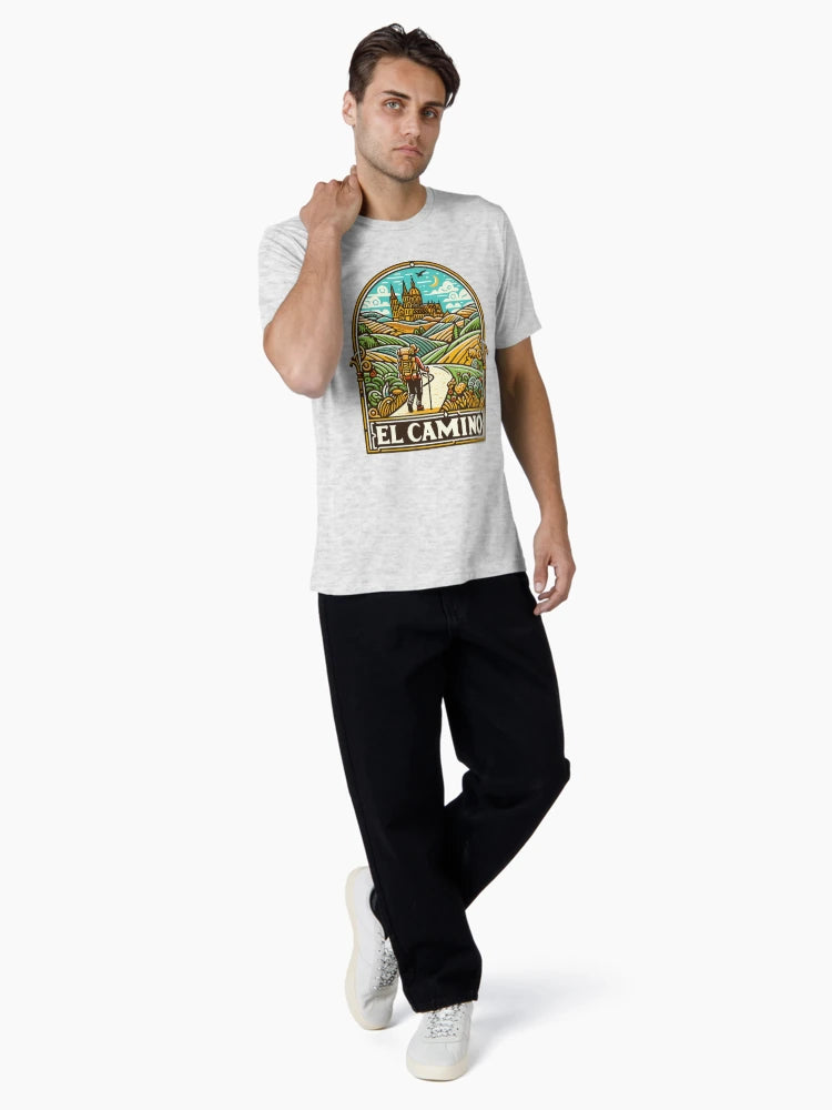 El Camino de Santiago - Shirt, Hat, Button, Art Print, Hoodie, Pin, Sticker, etc