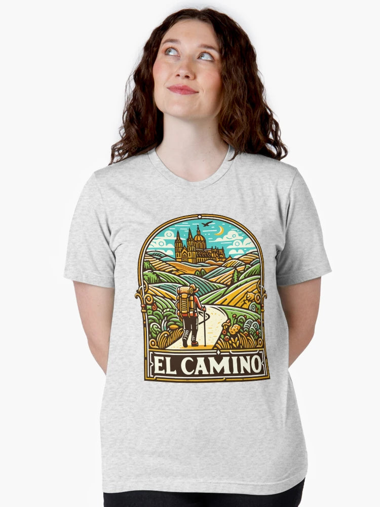 El Camino de Santiago - Shirt, Hat, Button, Art Print, Hoodie, Pin, Sticker, etc